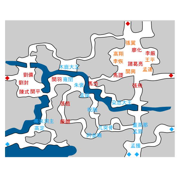 南蛮軍シナリオ マップ