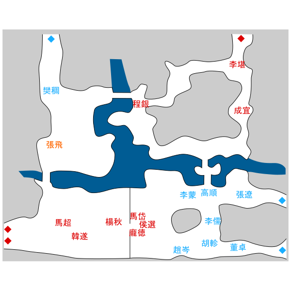 董卓軍シナリオ マップ