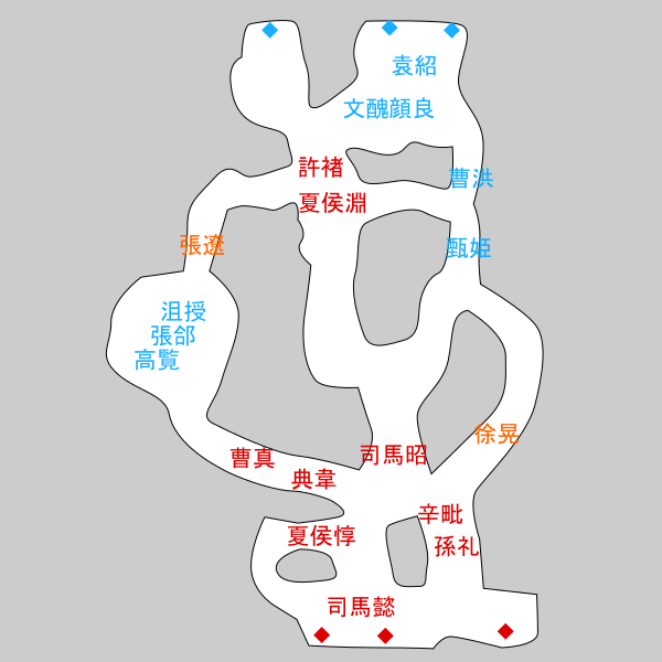袁紹軍シナリオ マップ