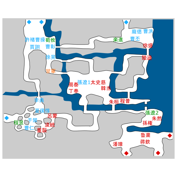 魏軍シナリオ マップ