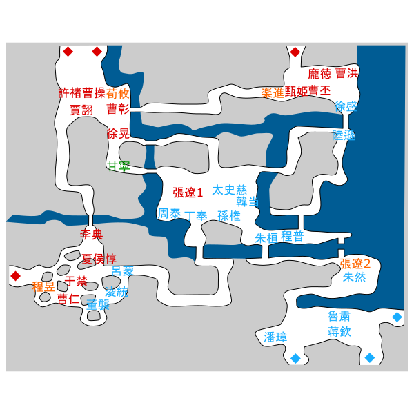 呉軍シナリオ マップ