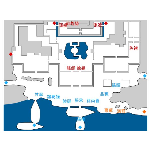 呉軍シナリオ マップ