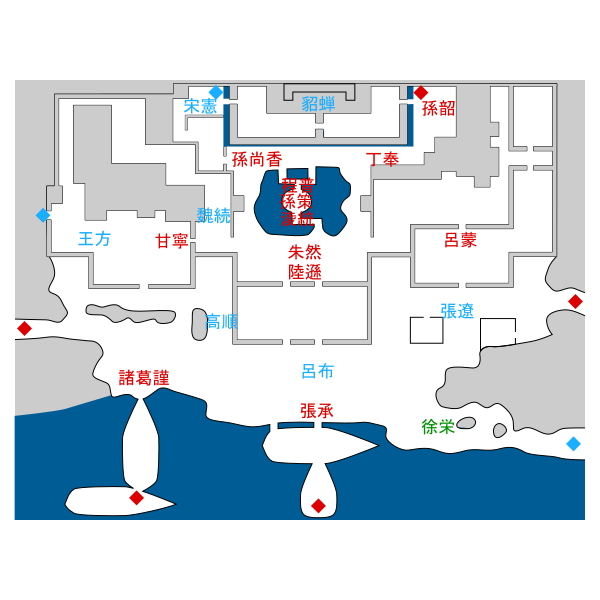 董卓軍シナリオ マップ