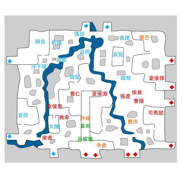 袁紹軍シナリオ マップ