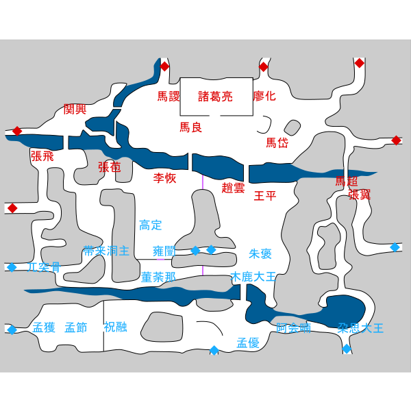 南蛮軍シナリオ マップ