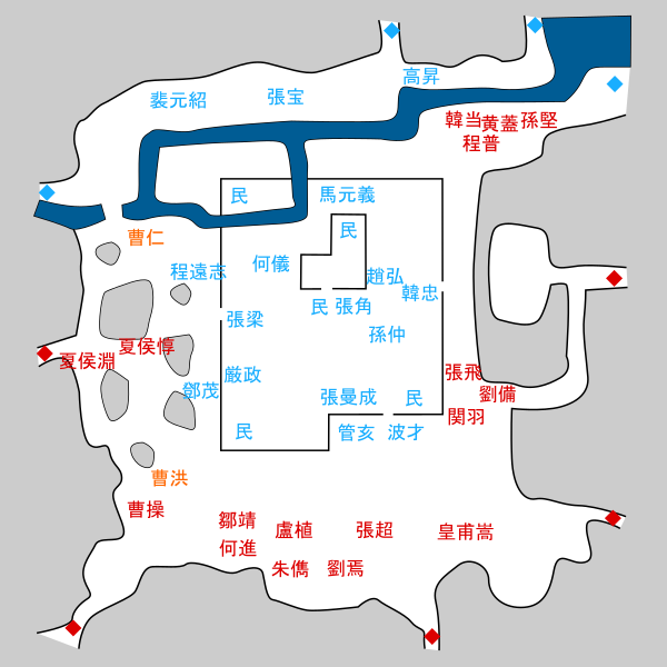 黄巾党シナリオ マップ