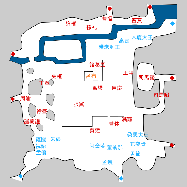 南蛮軍シナリオ マップ