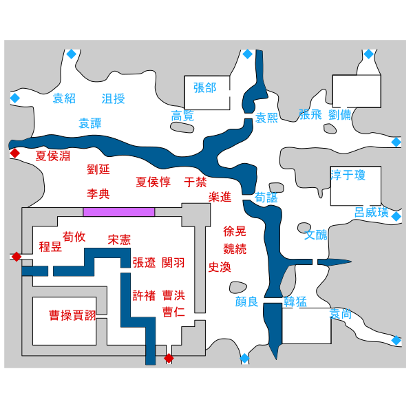 袁紹軍シナリオ マップ