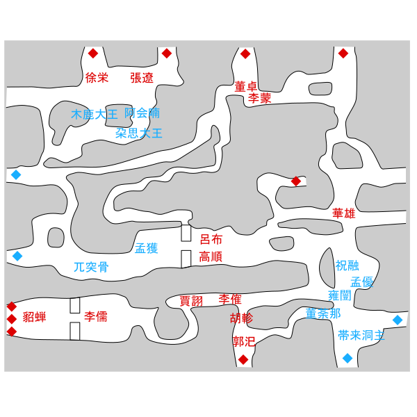 南蛮軍シナリオ マップ