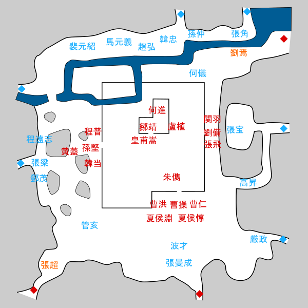 黄巾党シナリオ マップ