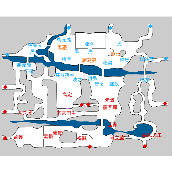 黄巾党シナリオ マップ