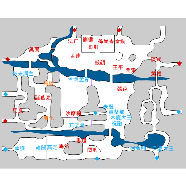 南蛮軍シナリオ マップ