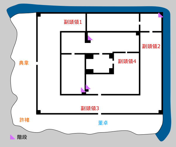 董卓軍シナリオ マップ