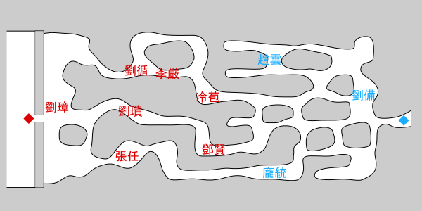 劉備軍シナリオ マップ