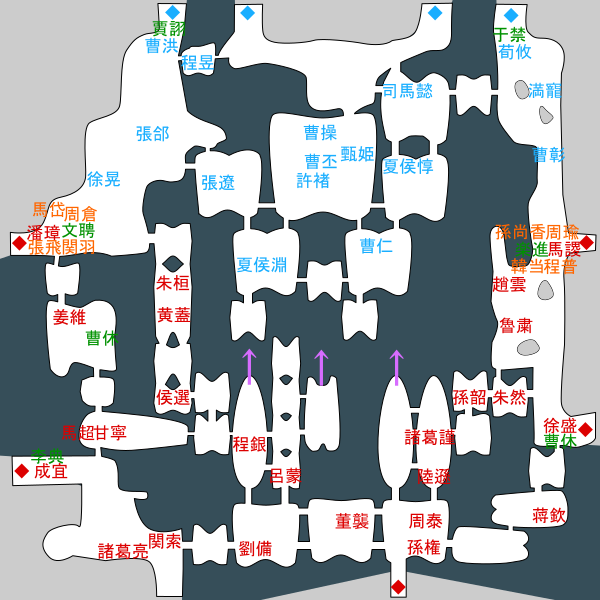 魏軍シナリオ マップ