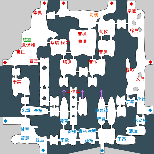 孫権軍シナリオ マップ