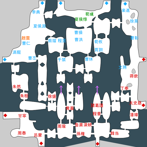 曹操軍シナリオ マップ