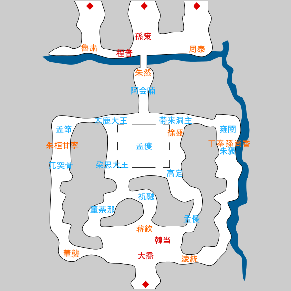 南蛮軍シナリオ マップ